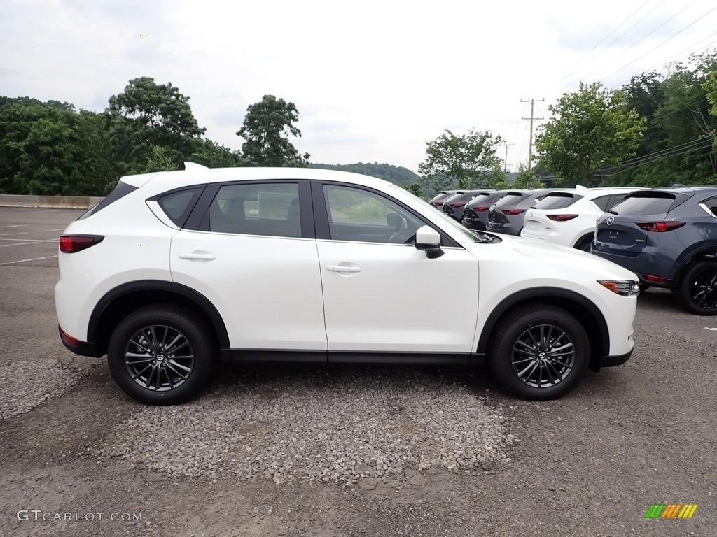 Snowflake White Pearl Mica 2021 Mazda CX-5 Sport AWD Exterior Photo #142283836