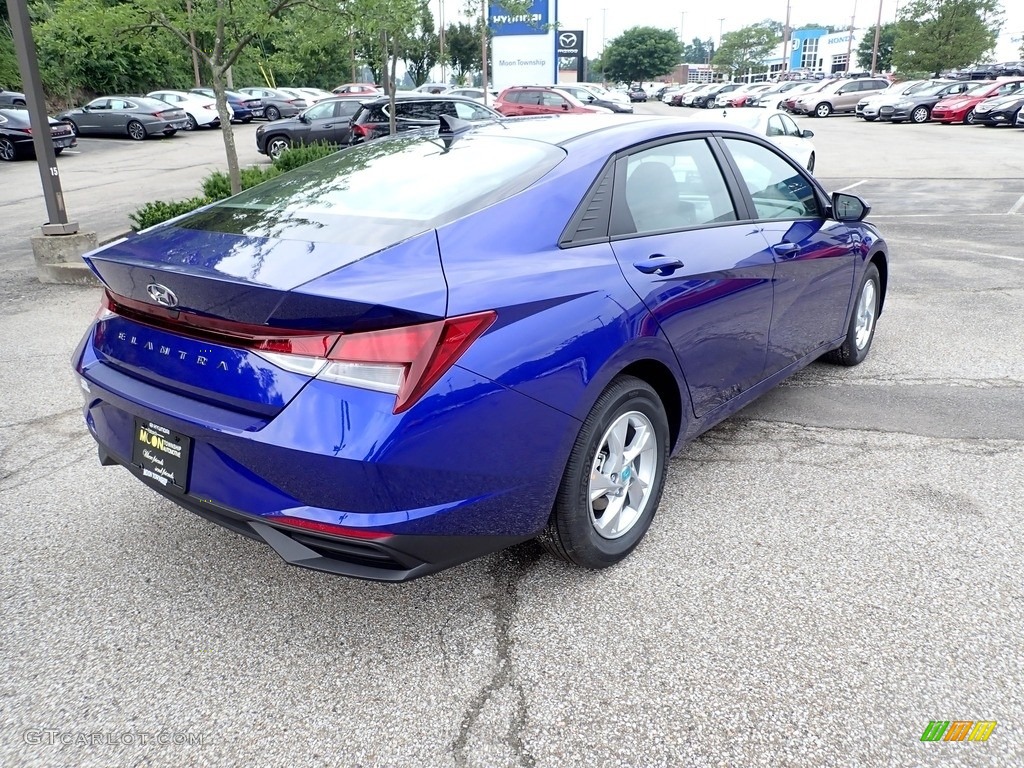 2021 Elantra SE - Intense Blue / Medium Gray photo #2
