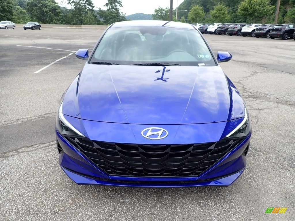 2021 Elantra SE - Intense Blue / Medium Gray photo #4