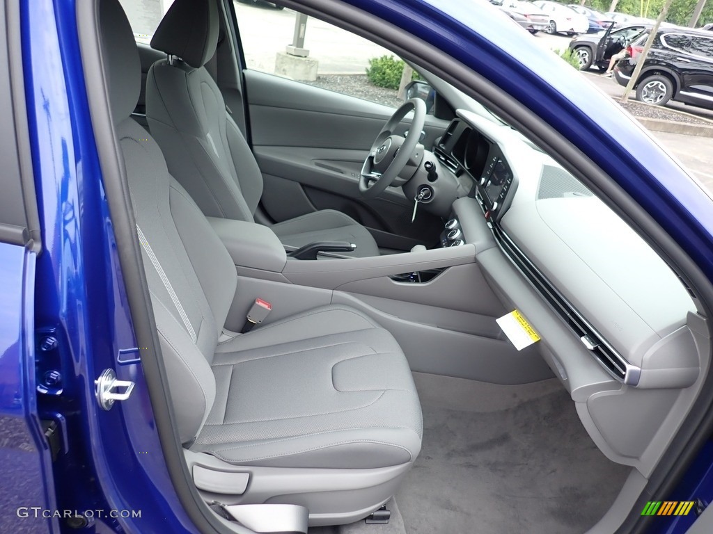 2021 Elantra SE - Intense Blue / Medium Gray photo #6