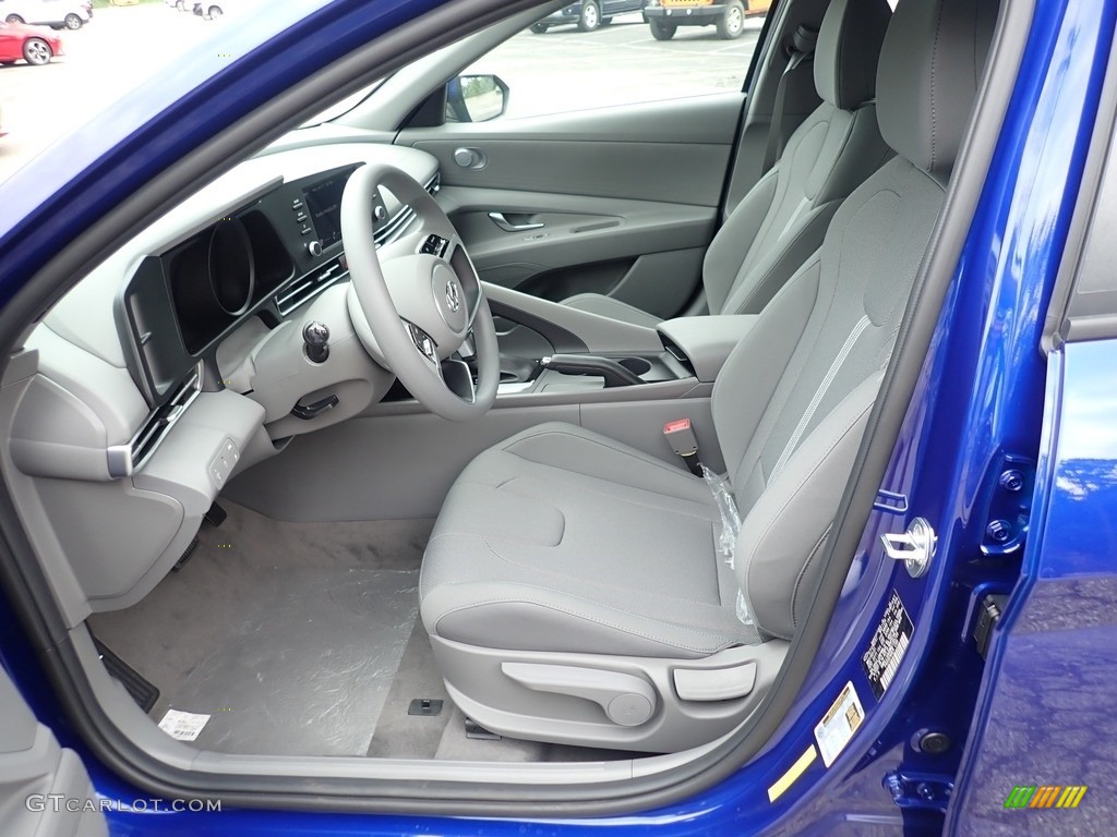 2021 Elantra SE - Intense Blue / Medium Gray photo #9