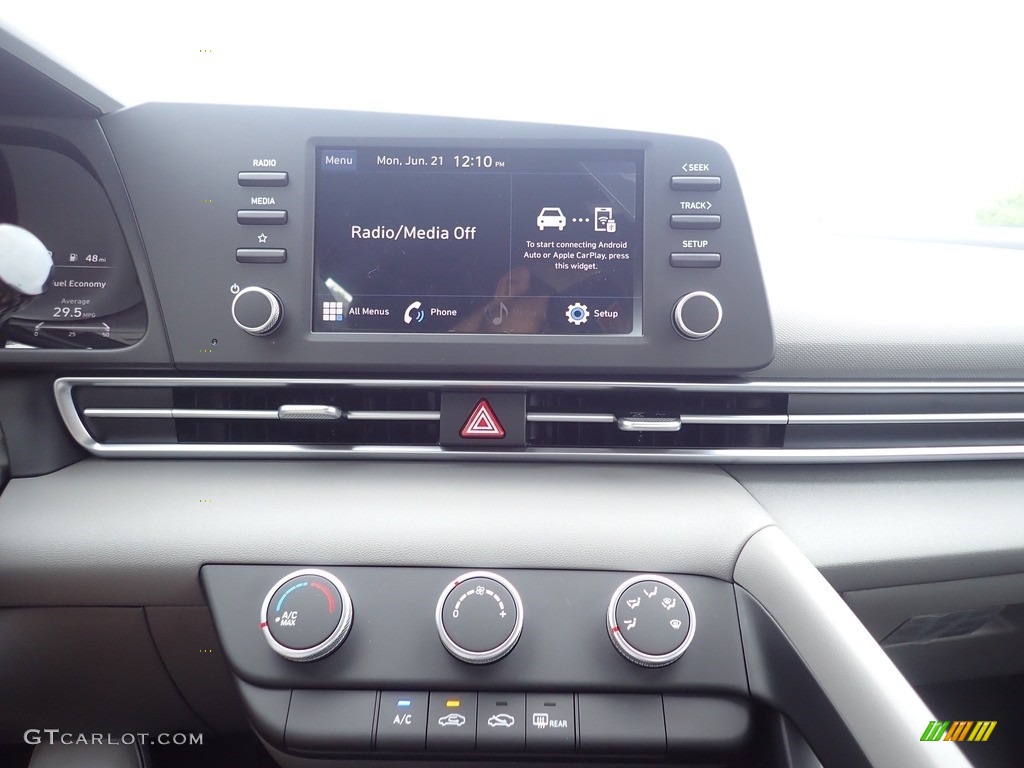 2021 Elantra SE - Intense Blue / Medium Gray photo #14