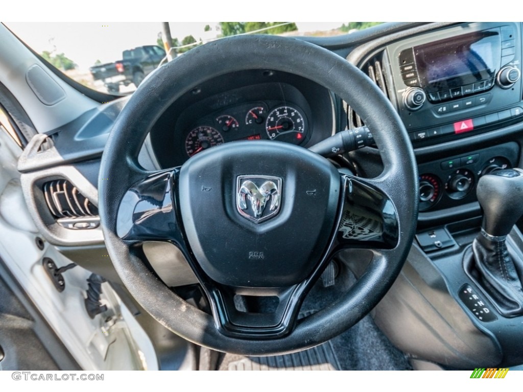 2015 Ram ProMaster City Tradesman Cargo Van Black Steering Wheel Photo #142284589