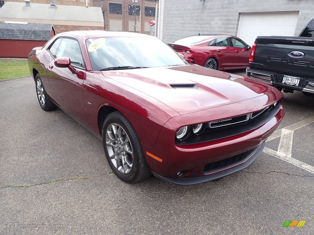2017 Challenger GT AWD - Octane Red / Black photo #3