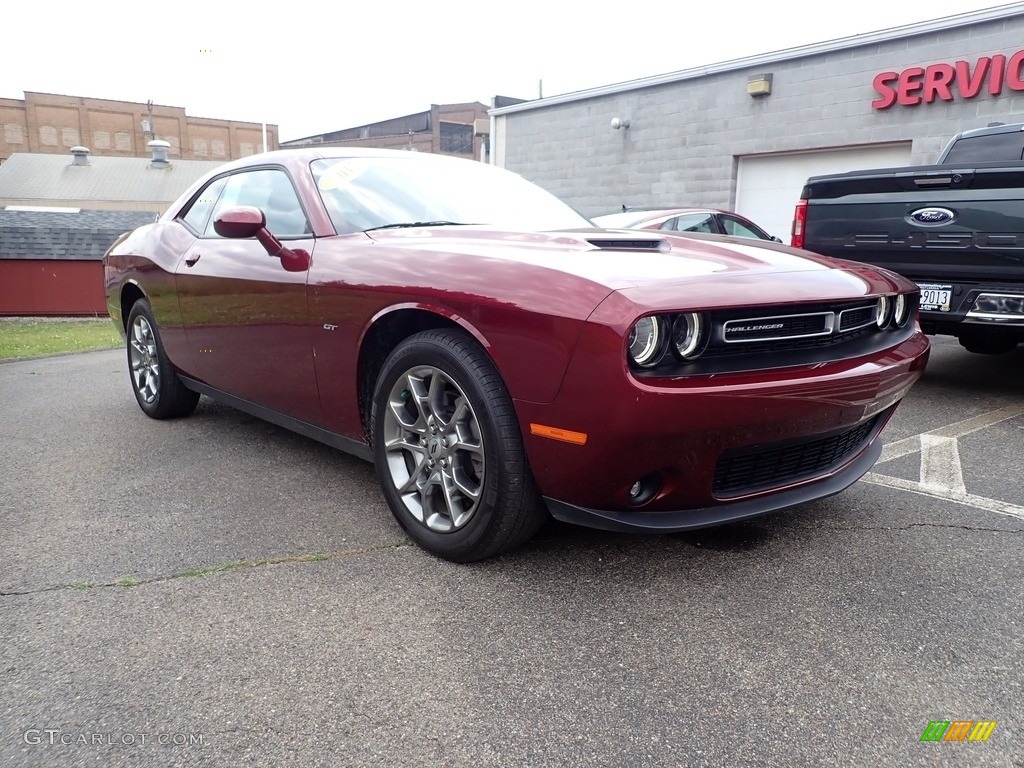 2017 Challenger GT AWD - Octane Red / Black photo #5