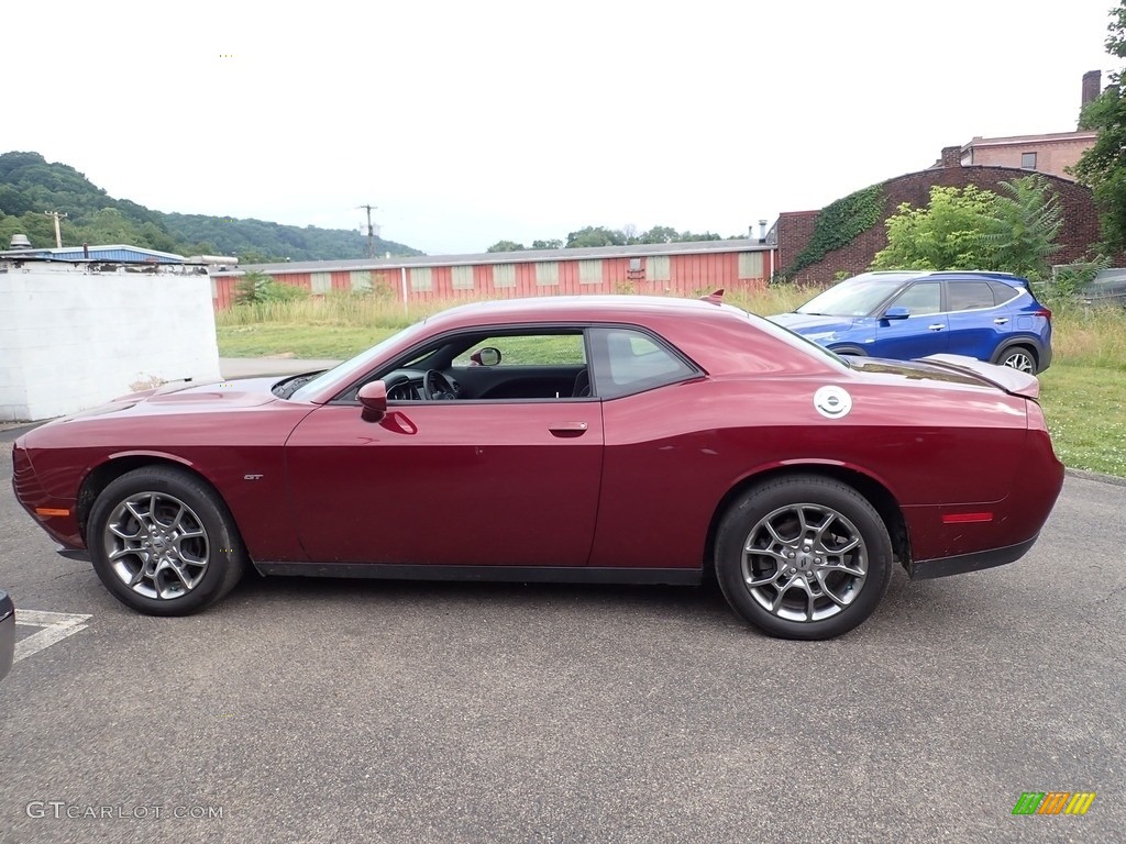 2017 Challenger GT AWD - Octane Red / Black photo #8