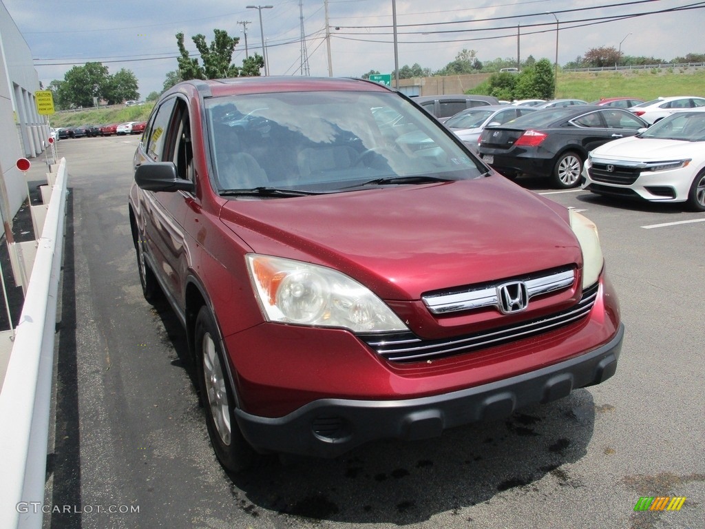 2009 CR-V EX 4WD - Tango Red Pearl / Gray photo #7