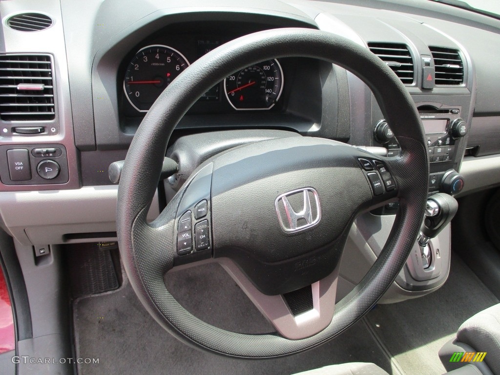 2009 CR-V EX 4WD - Tango Red Pearl / Gray photo #14