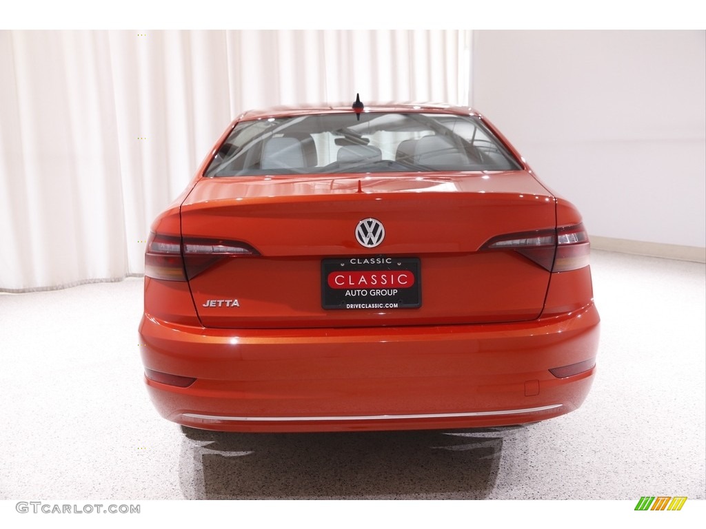 2019 Jetta SEL - Habanero Orange / Storm Gray photo #17