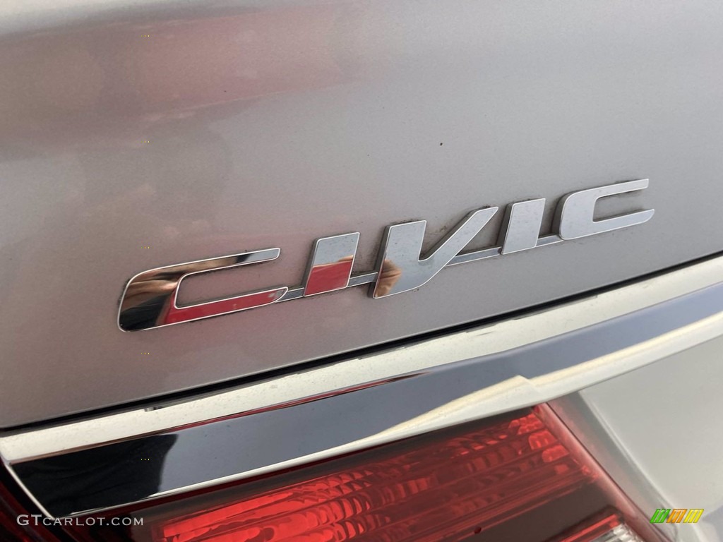 2013 Civic EX-L Sedan - Alabaster Silver Metallic / Black photo #11