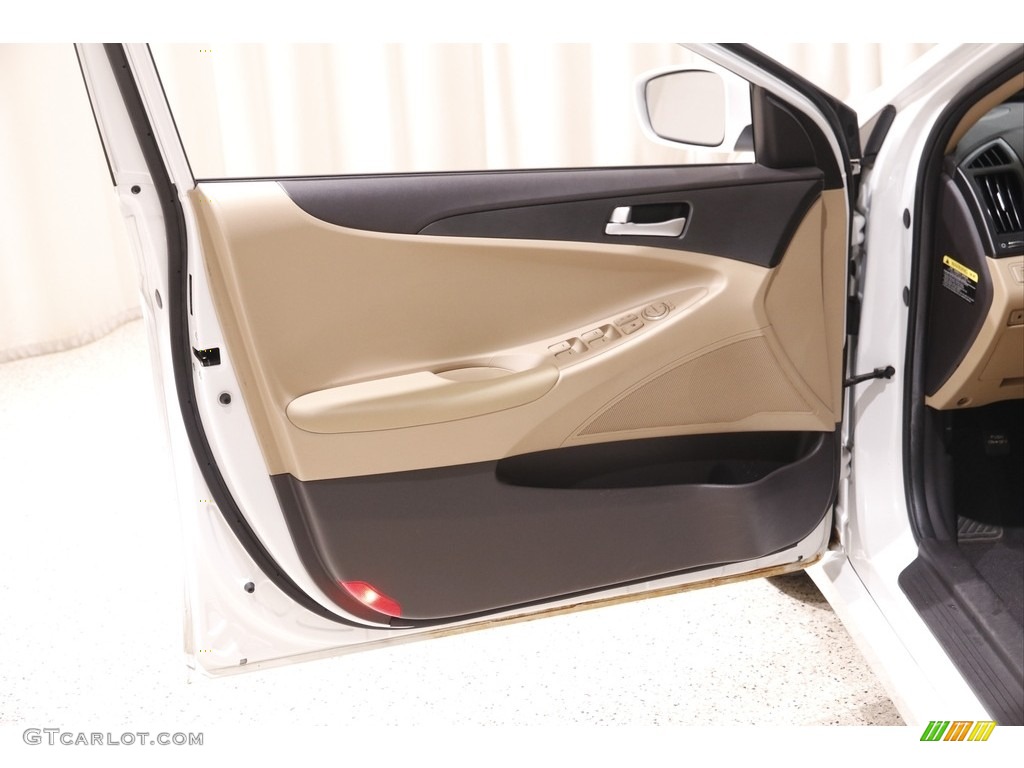 2012 Sonata GLS - Shimmering White / Camel photo #4