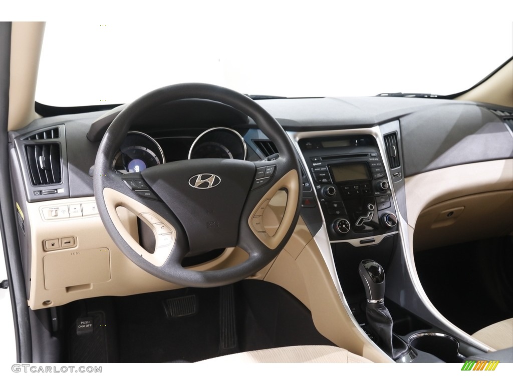 2012 Sonata GLS - Shimmering White / Camel photo #6