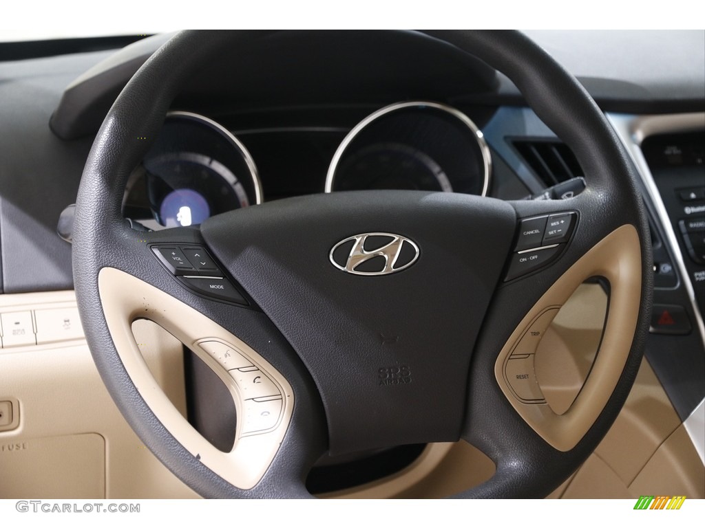 2012 Sonata GLS - Shimmering White / Camel photo #7