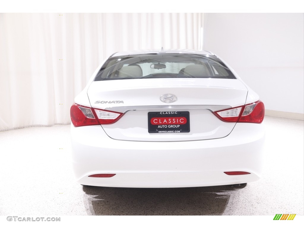 2012 Sonata GLS - Shimmering White / Camel photo #15