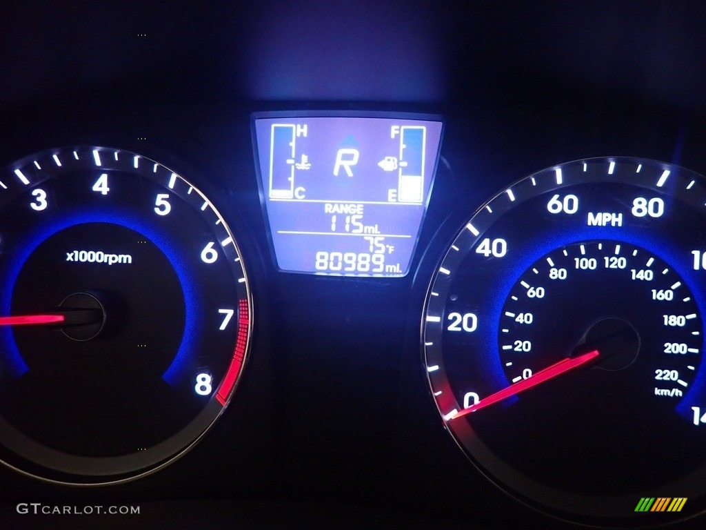 2016 Accent SE Sedan - Boston Red / Gray photo #38