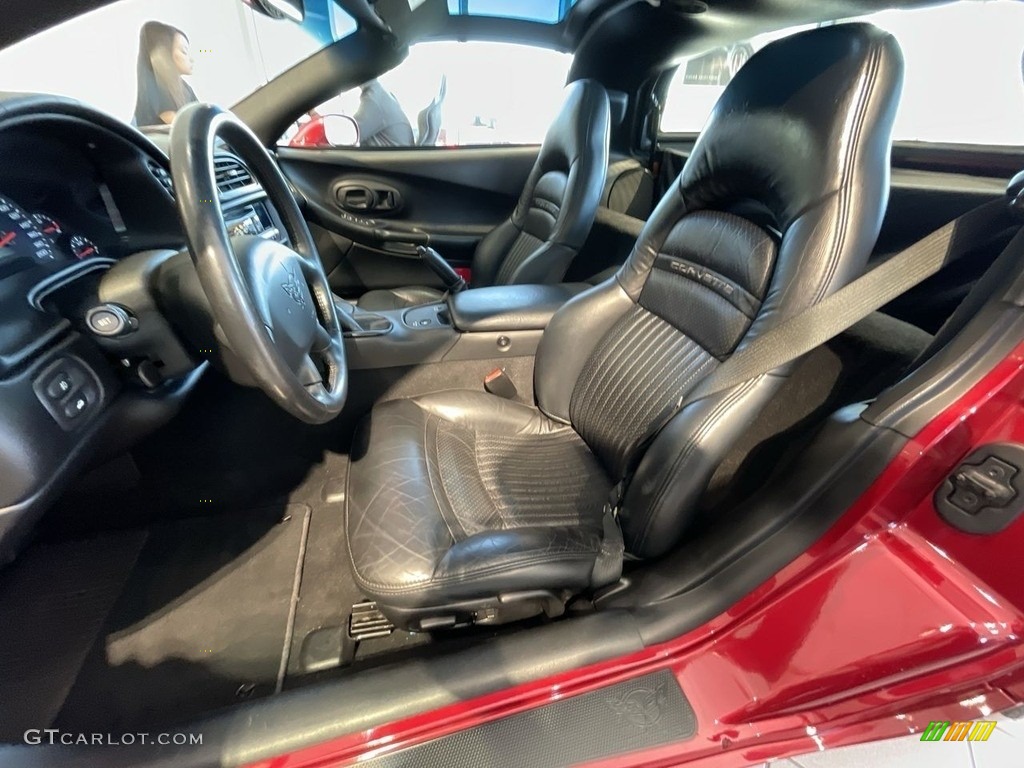 2004 Corvette Coupe - Magnetic Red Metallic / Black photo #3