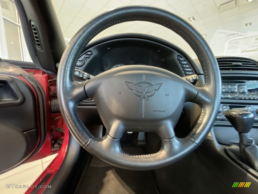2004 Corvette Coupe - Magnetic Red Metallic / Black photo #6