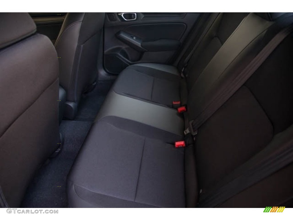 Black Interior 2022 Honda Civic Sport Sedan Photo #142288780