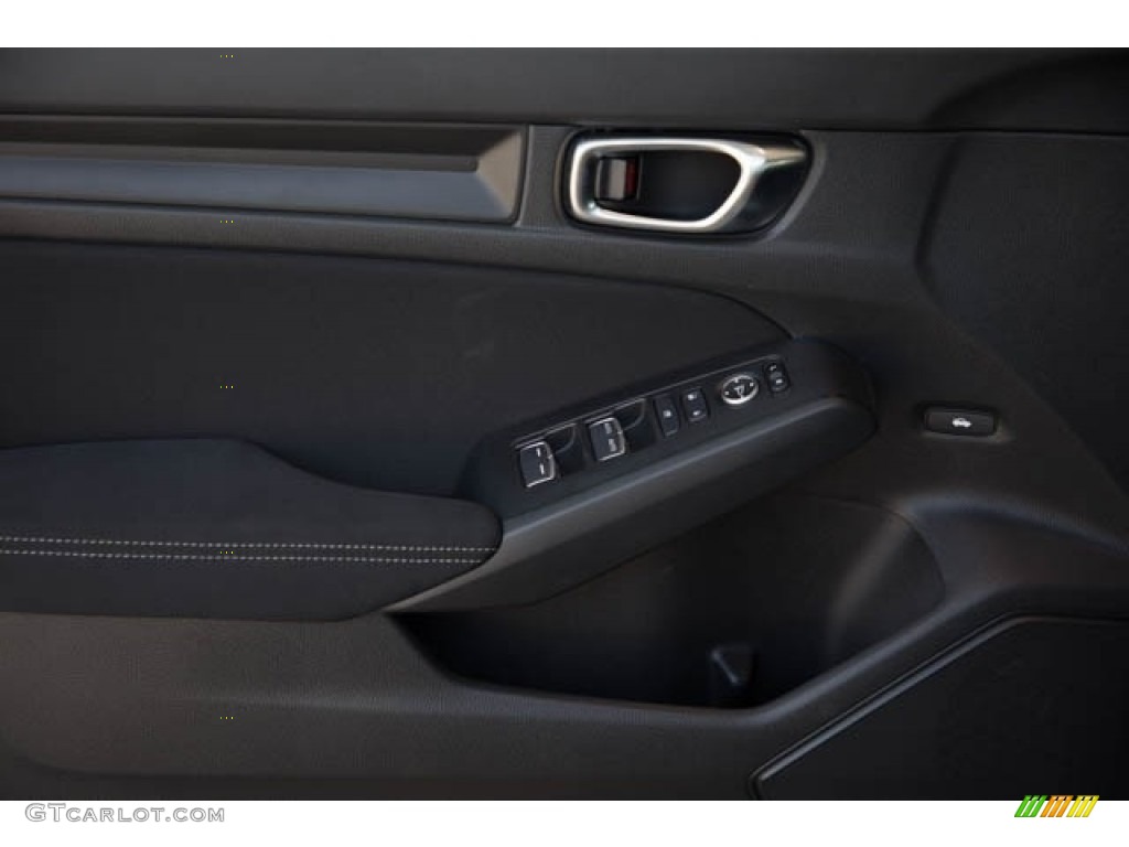 2022 Honda Civic Sport Sedan Black Door Panel Photo #142288964