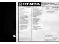 2022 Honda Civic Sport Sedan Window Sticker