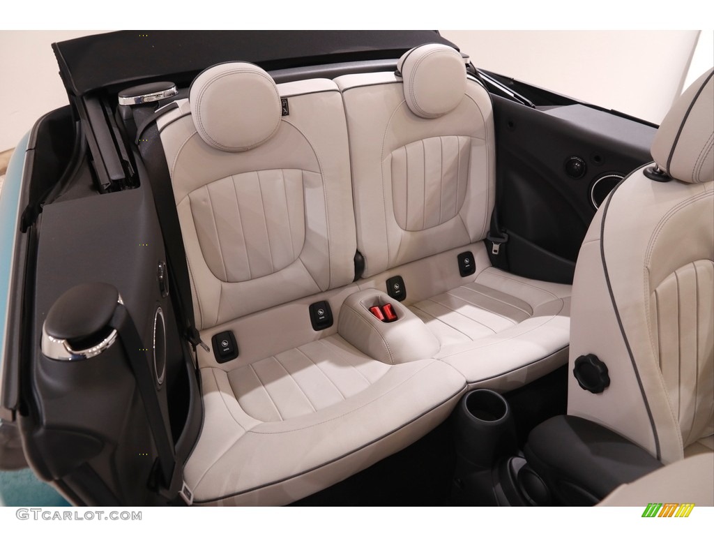 Satellite Grey Lounge Leather Interior 2019 Mini Convertible Cooper S Photo #142289659