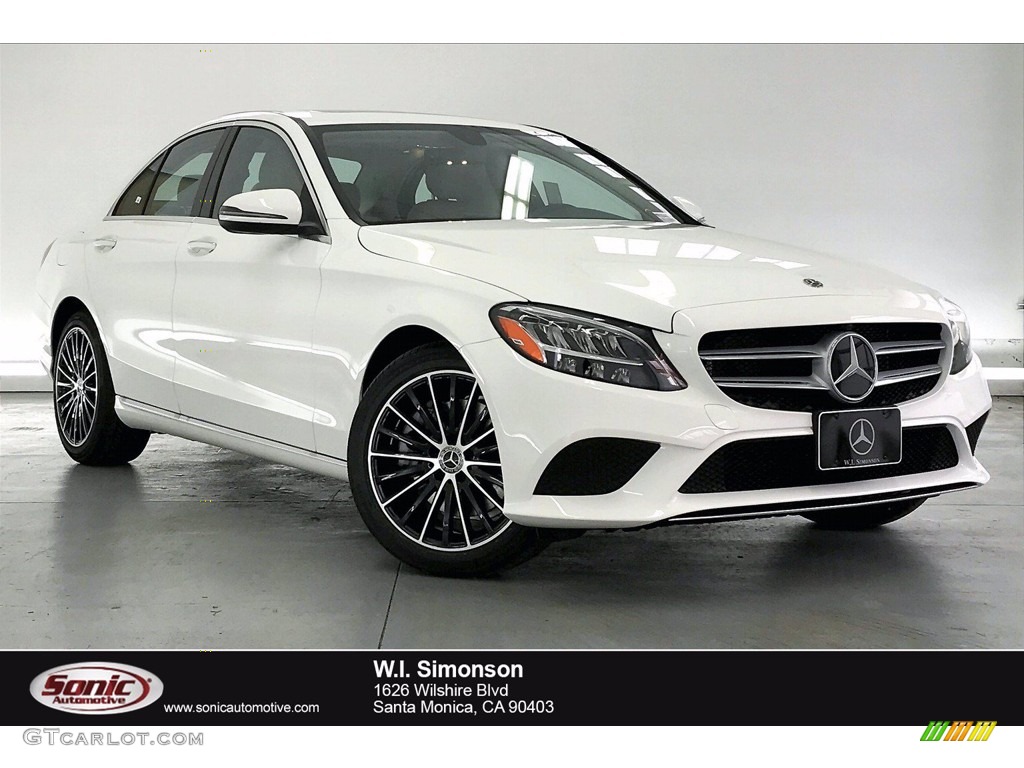 2021 C 300 Sedan - Polar White / Silk Beige photo #1