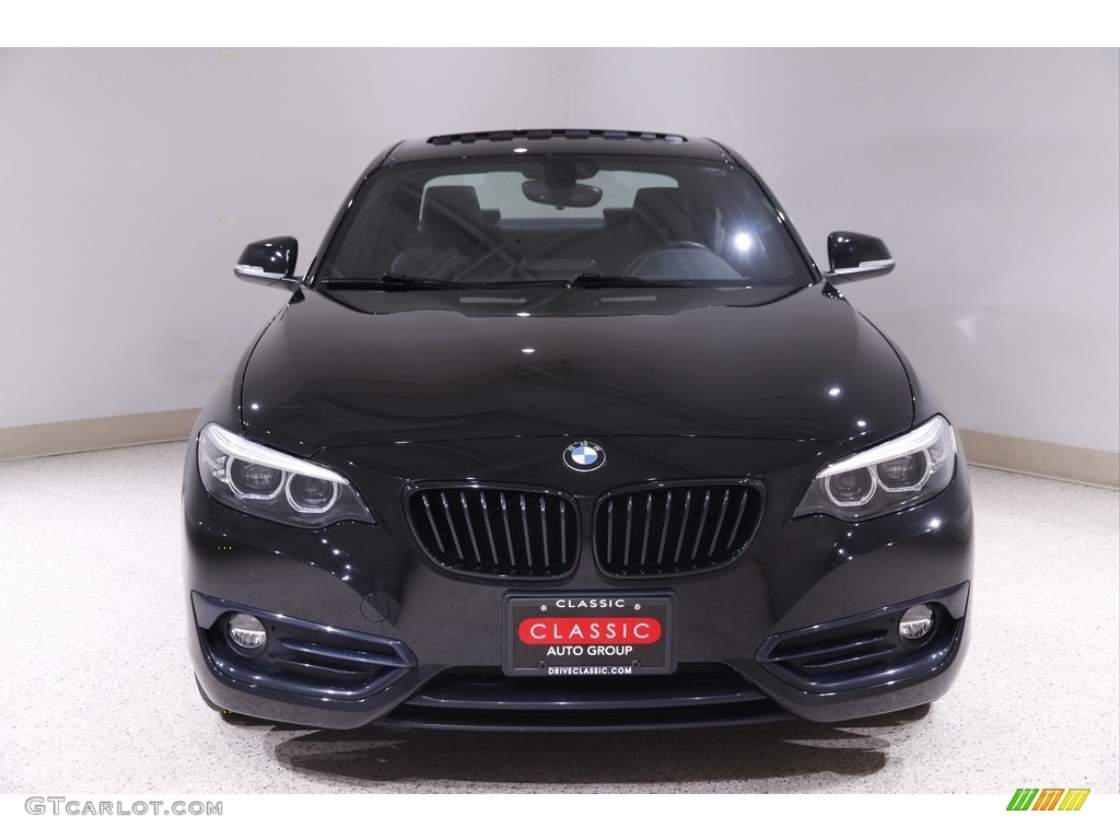 2018 2 Series 230i xDrive Coupe - Jet Black / Black photo #2