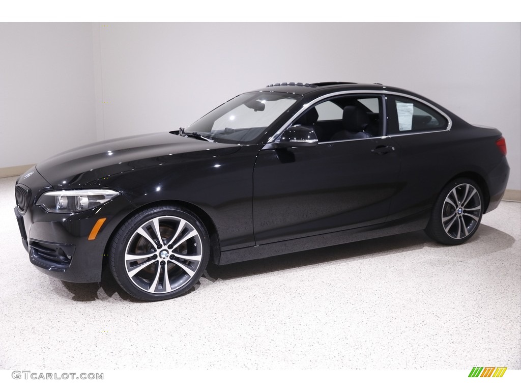 2018 2 Series 230i xDrive Coupe - Jet Black / Black photo #3