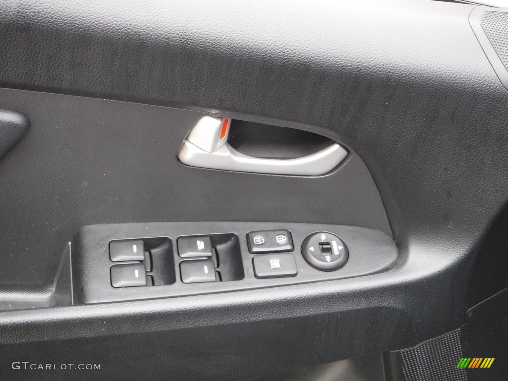 2013 Sportage EX AWD - Mineral Silver / Black photo #18