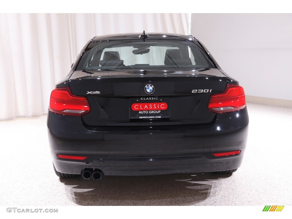 2018 2 Series 230i xDrive Coupe - Jet Black / Black photo #19