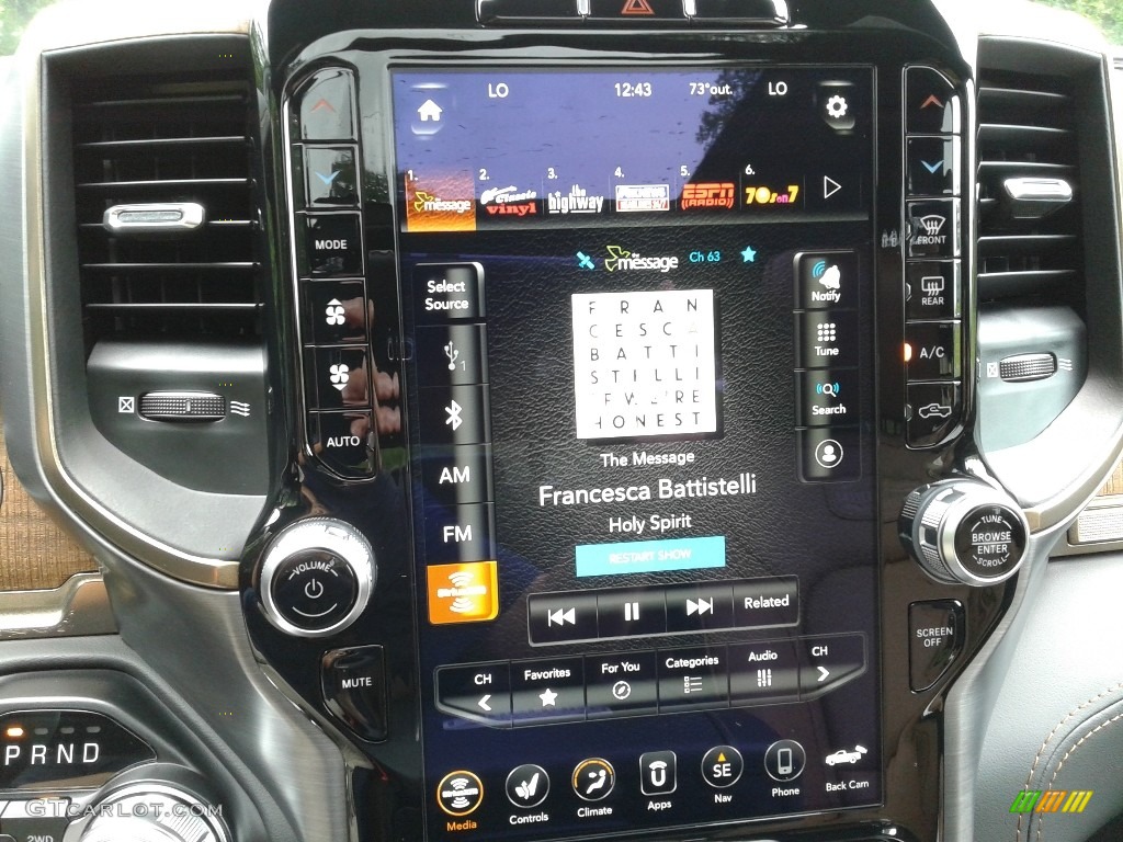 2021 Ram 1500 Long Horn Crew Cab 4x4 Controls Photo #142293750