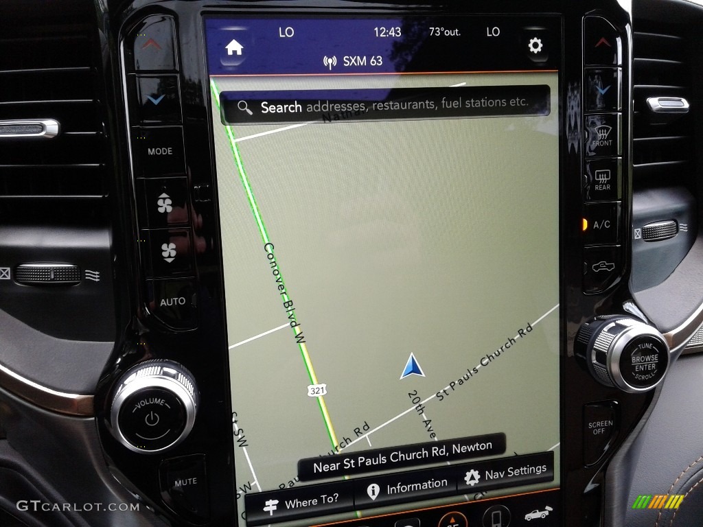 2021 Ram 1500 Long Horn Crew Cab 4x4 Navigation Photo #142293765