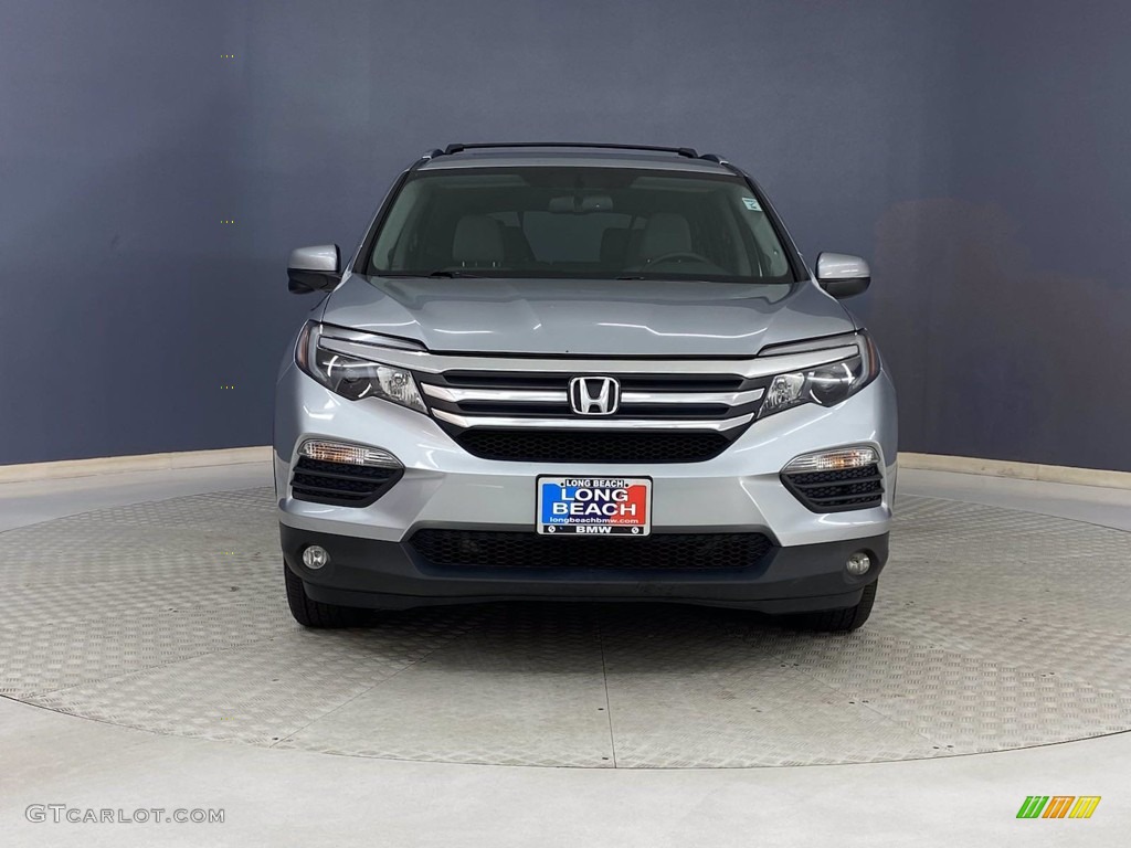 2018 Pilot EX-L - Lunar Silver Metallic / Gray photo #2