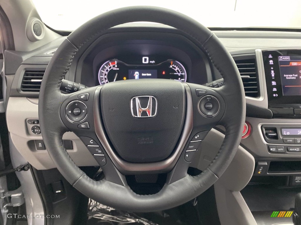 2018 Pilot EX-L - Lunar Silver Metallic / Gray photo #18