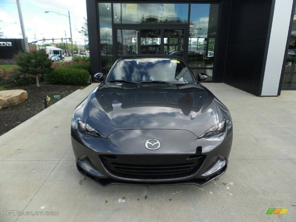 2021 MX-5 Miata Club - Machine Gray Metallic / Black photo #2