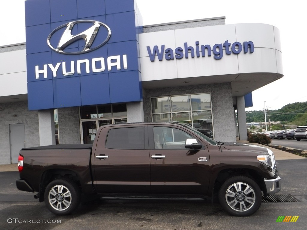 2019 Tundra 1794 Edition CrewMax 4x4 - Smoked Mesquite / 1794 Edition Premium Brown photo #2