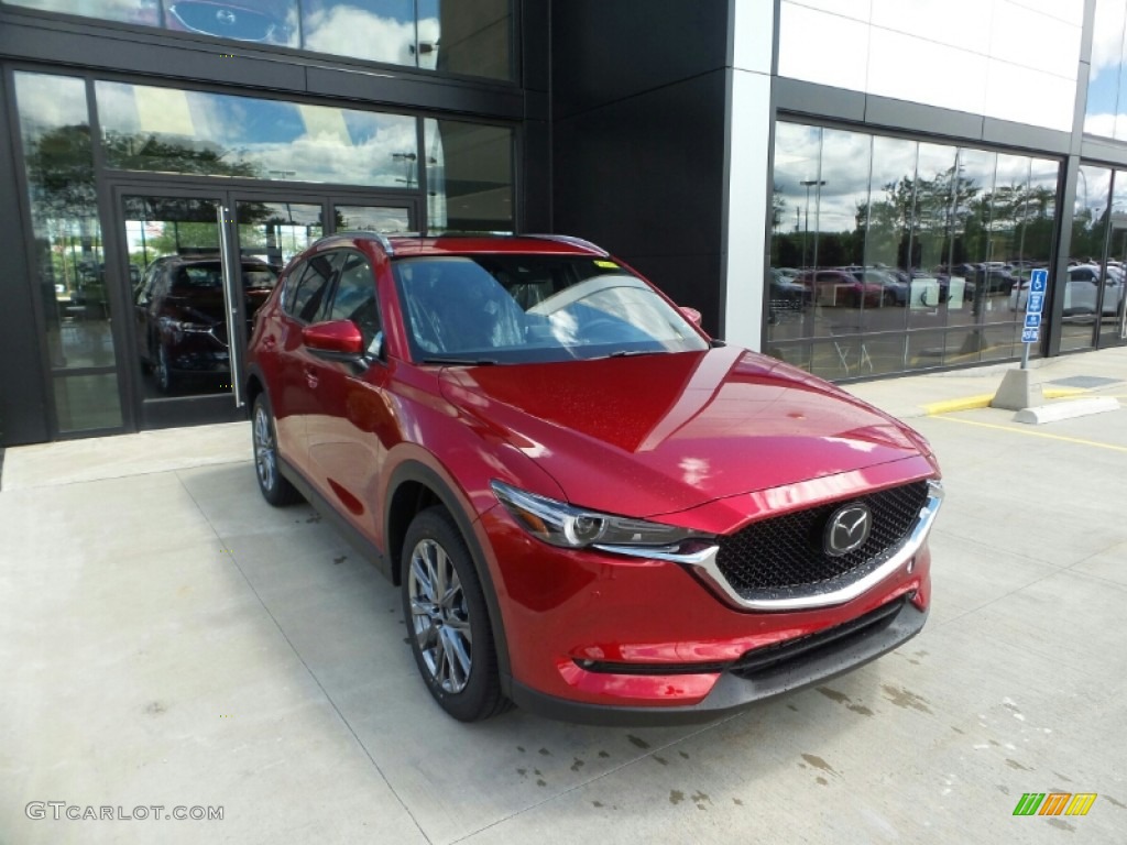 2021 CX-5 Signature AWD - Soul Red Crystal Metallic / Caturra Brown photo #1