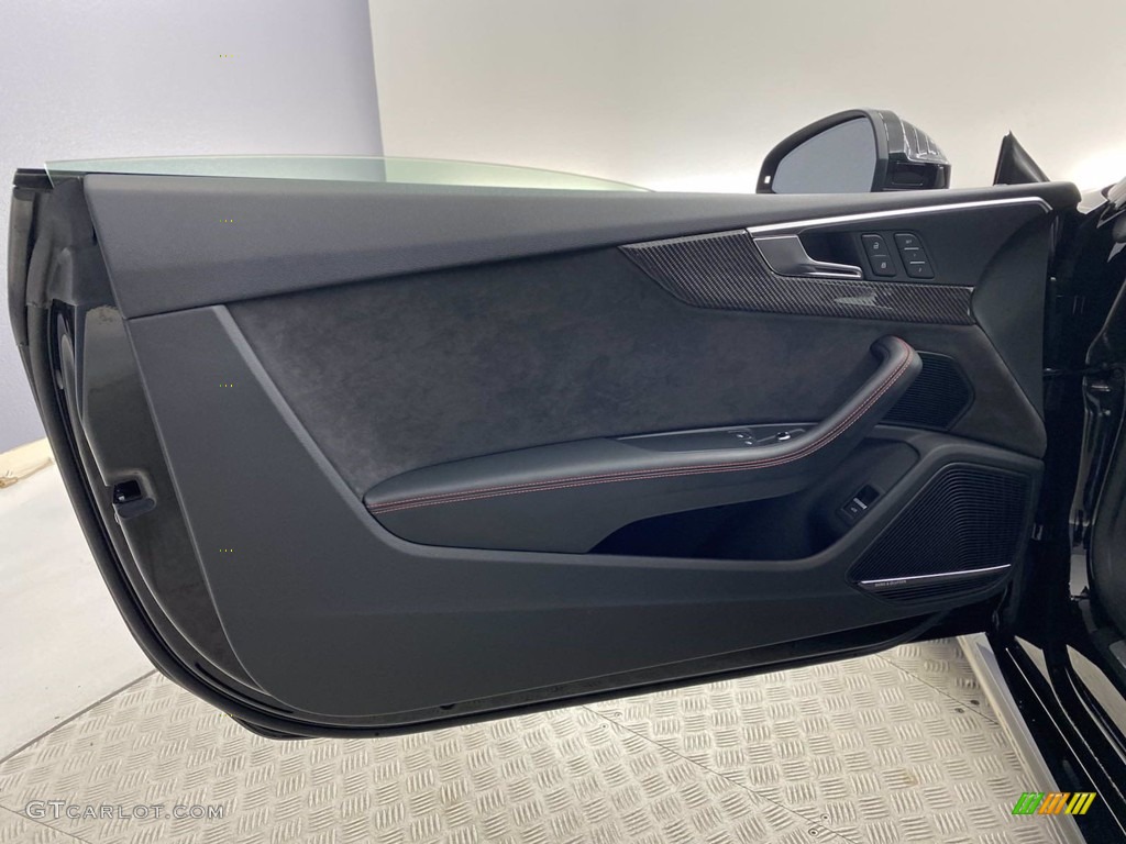 2018 Audi RS 5 2.9T quattro Coupe Black Door Panel Photo #142294986