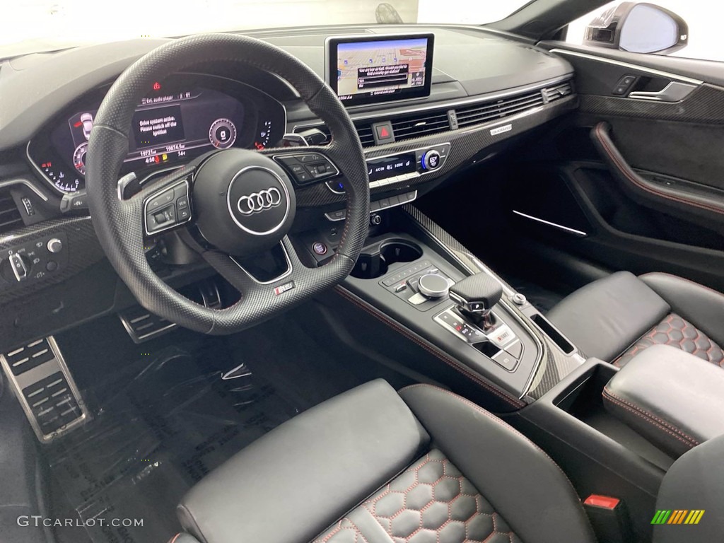 Black Interior 2018 Audi RS 5 2.9T quattro Coupe Photo #142295055