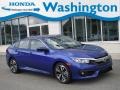 Aegean Blue Metallic 2018 Honda Civic EX-L Sedan