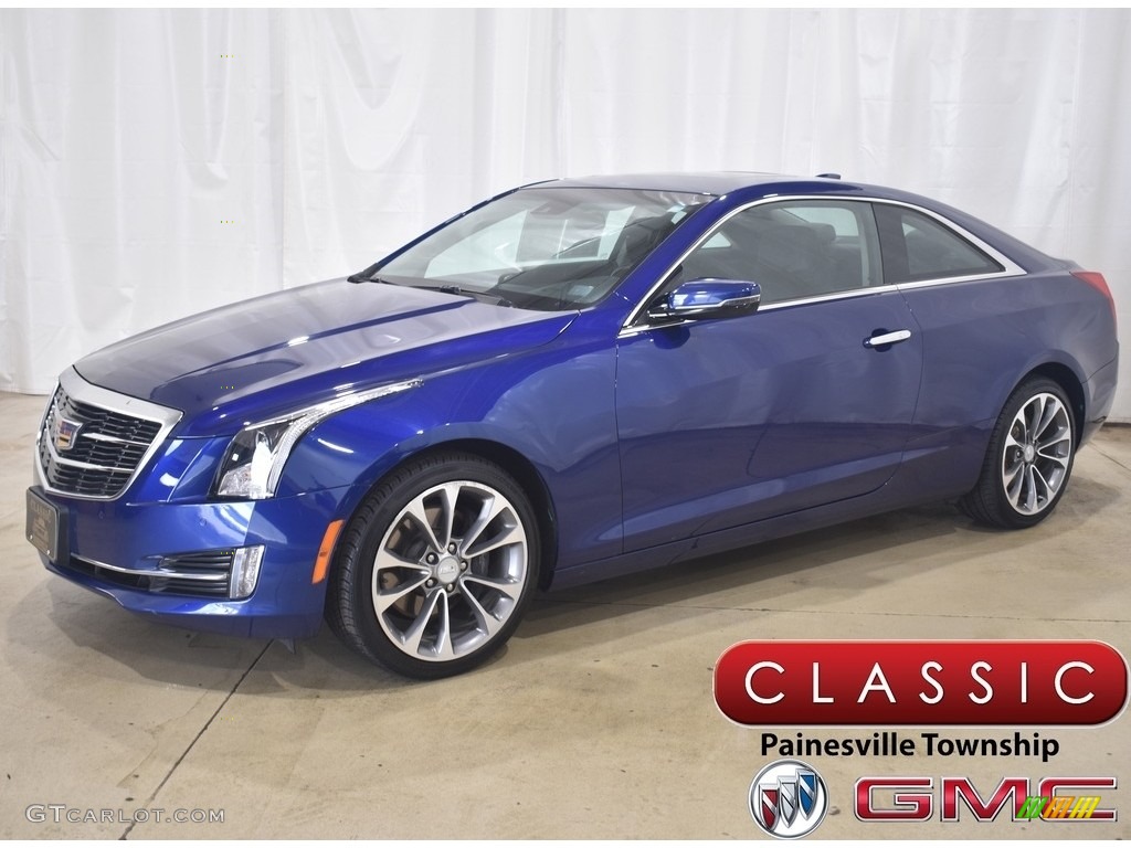 2015 ATS 2.0T Luxury Coupe - Opulent Blue Metallic / Jet Black/Jet Black photo #1