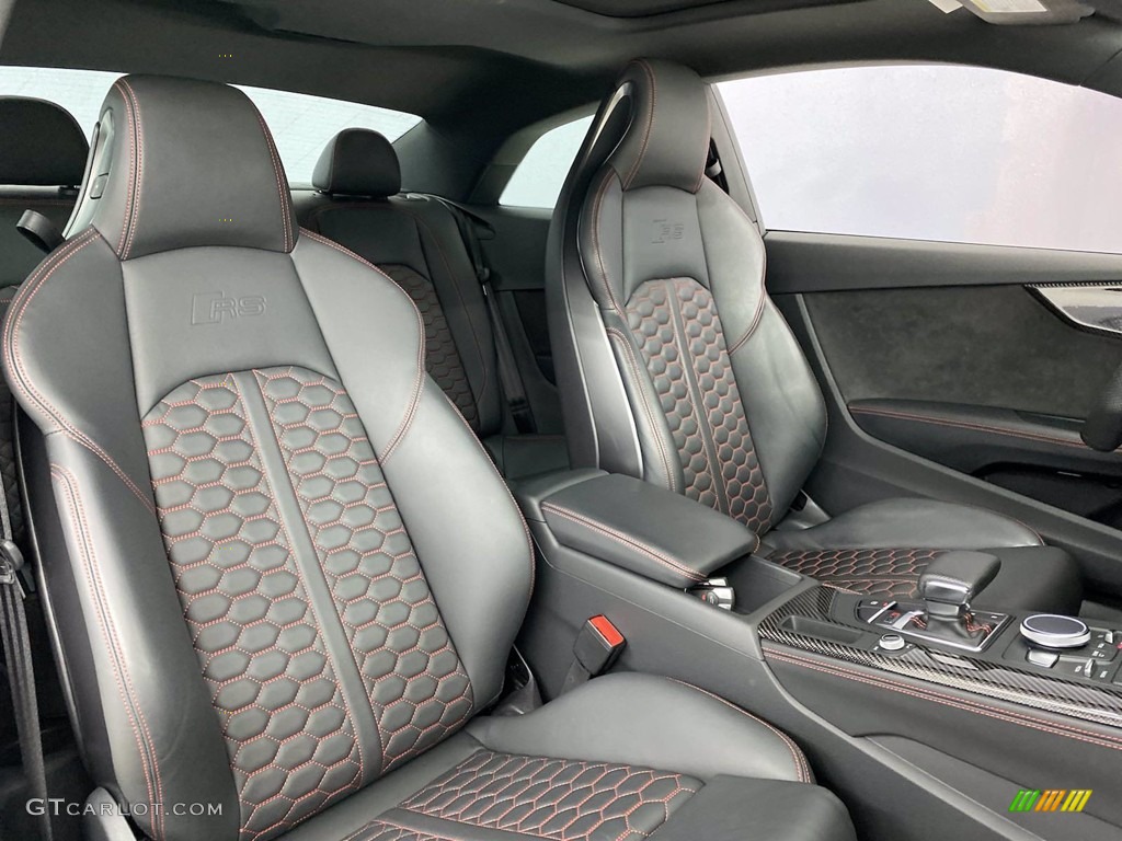 Black Interior 2018 Audi RS 5 2.9T quattro Coupe Photo #142295466
