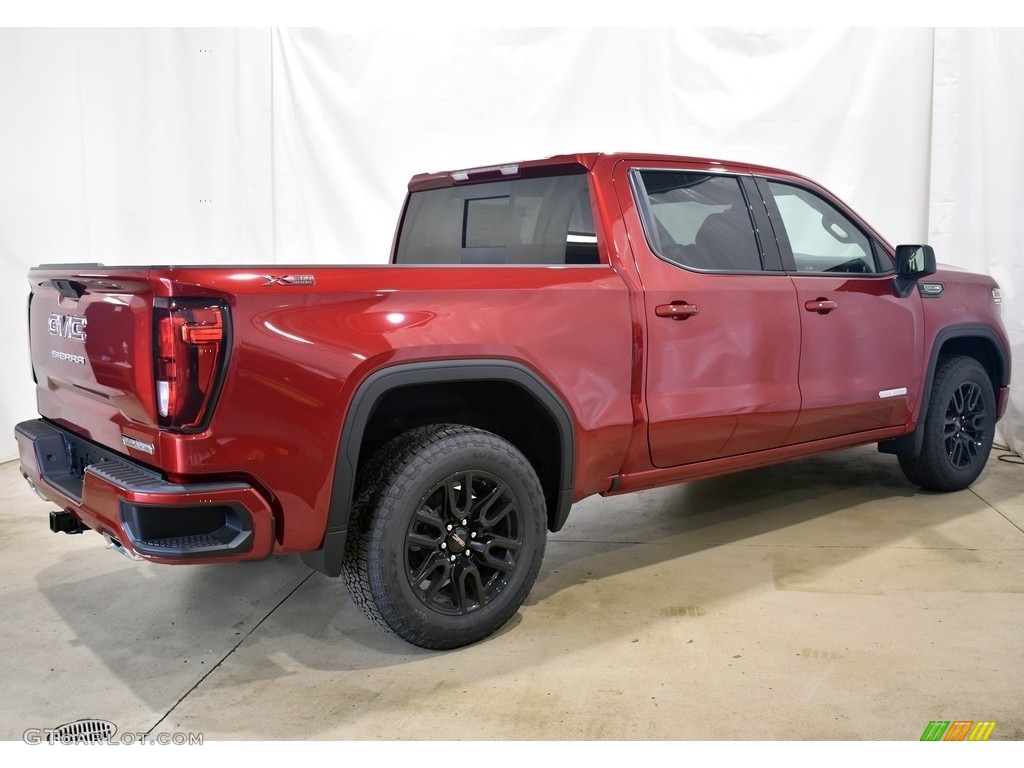 2021 Sierra 1500 Elevation Crew Cab 4WD - Cayenne Red Tintcoat / Jet Black photo #2