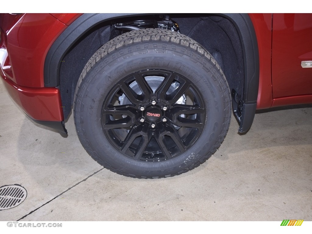 2021 Sierra 1500 Elevation Crew Cab 4WD - Cayenne Red Tintcoat / Jet Black photo #5