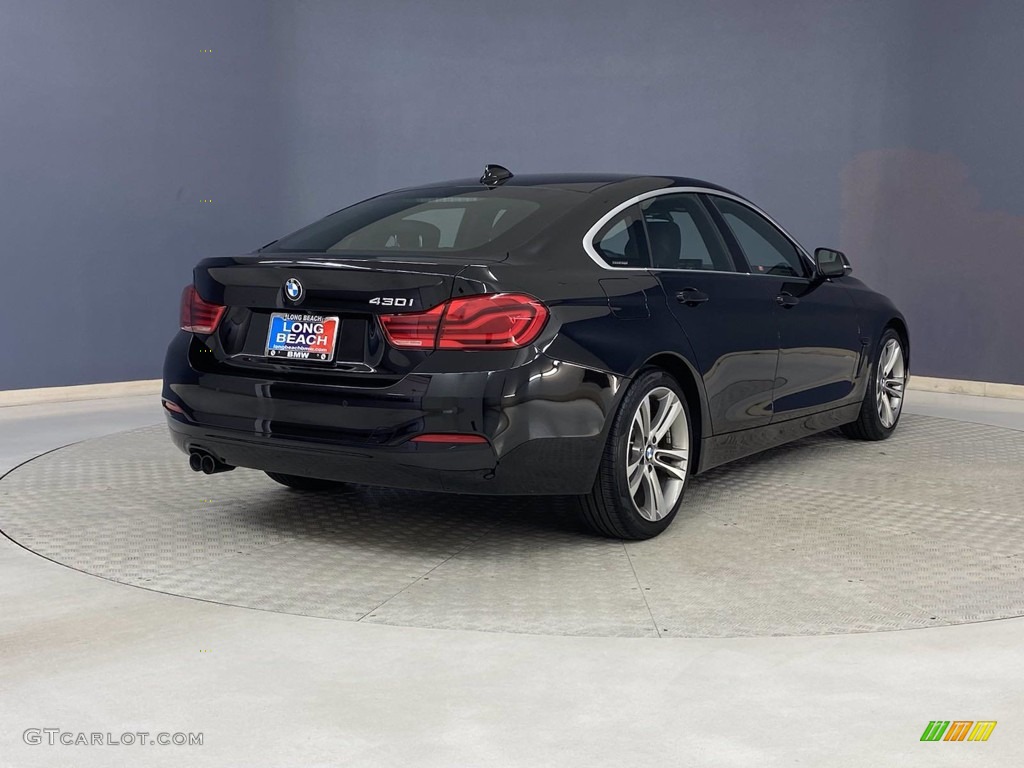 2019 4 Series 430i Gran Coupe - Jet Black / Black photo #5
