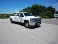 Summit White - Silverado 3500HD Work Truck Crew Cab Photo No. 3