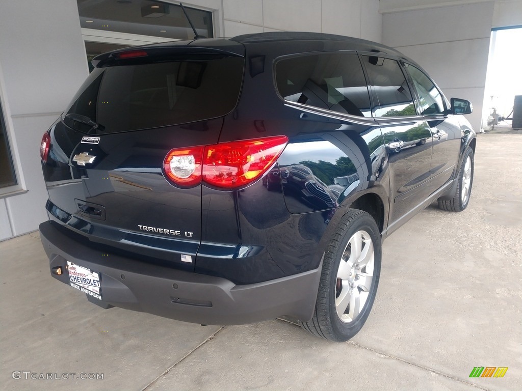 2012 Traverse LT - Dark Blue Metallic / Dark Gray/Light Gray photo #4