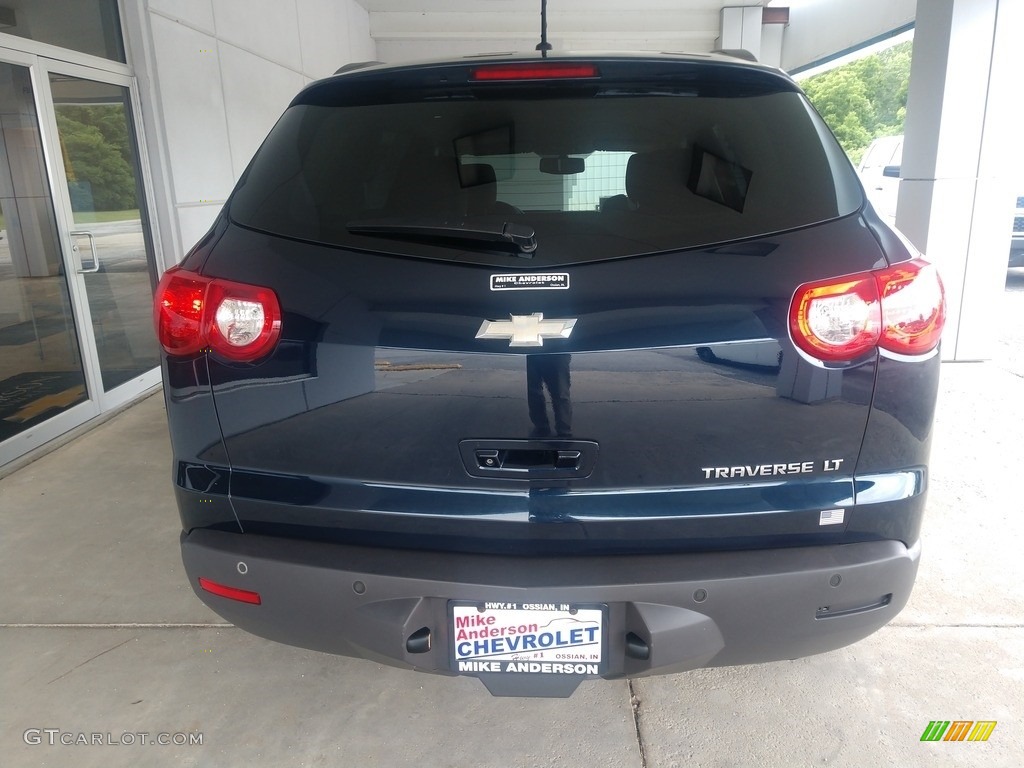 2012 Traverse LT - Dark Blue Metallic / Dark Gray/Light Gray photo #5