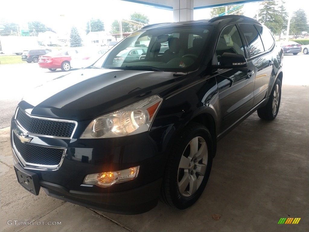 2012 Traverse LT - Dark Blue Metallic / Dark Gray/Light Gray photo #9