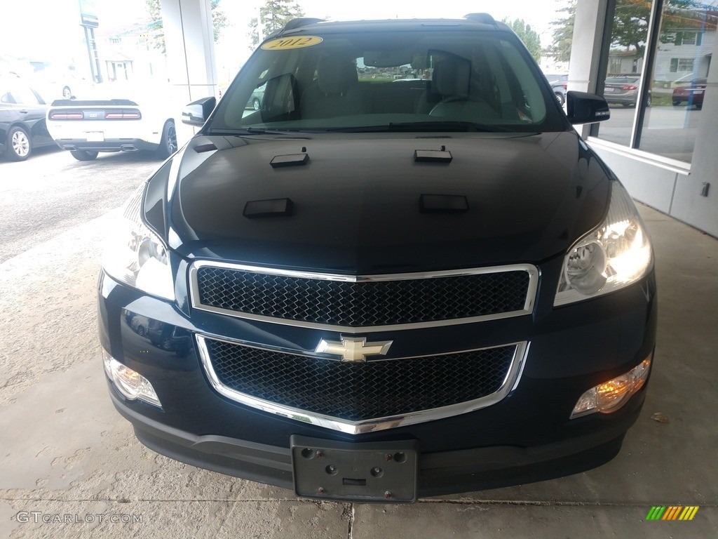 2012 Traverse LT - Dark Blue Metallic / Dark Gray/Light Gray photo #10